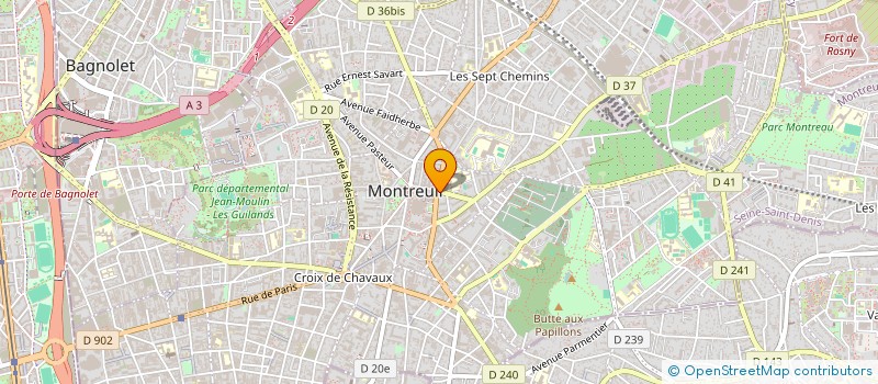localisation de l'entreprise PLANT PATTERN à MONTREUIL