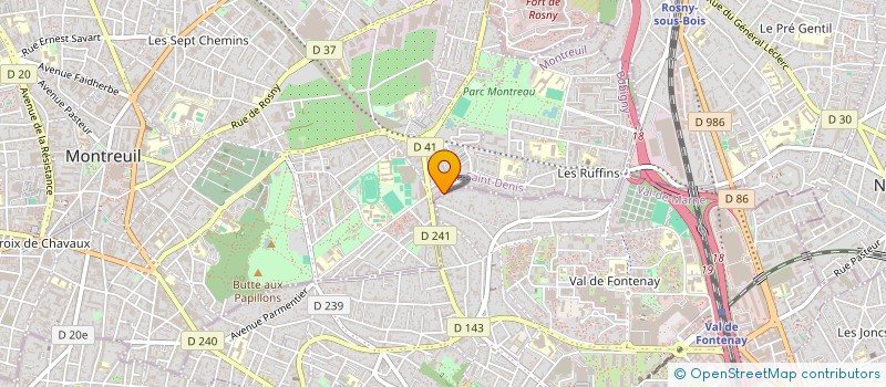 localisation de l'entreprise PLANTACLERC à FONTENAY-SOUS-BOIS