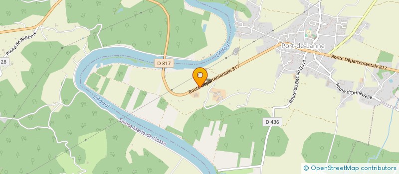 localisation de l'entreprise PLANTE  PORT-DE-LANNE