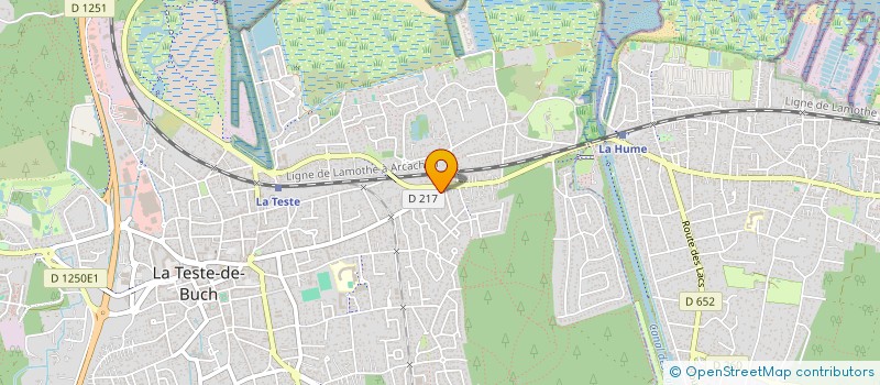 localisation de l'entreprise PLANTE CANNEAUX LA TESTE  LA TESTE-DE-BUCH