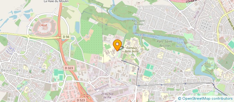 localisation de l'entreprise PLANTE&CITE à ANGERS