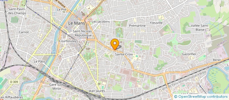 localisation de l'entreprise PLANTE IMMO  LE MANS