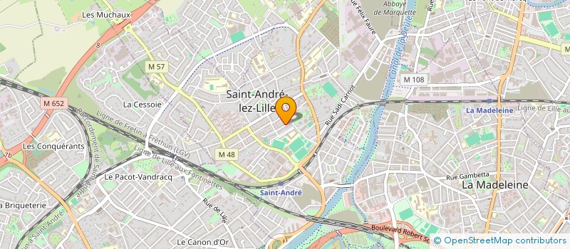 localisation de l'entreprise PLANTE RENOVATION  SAINT-ANDRE-LEZ-LILLE