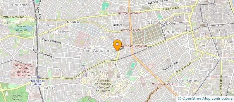 localisation de l'entreprise PLANTE THALIN  BORDEAUX