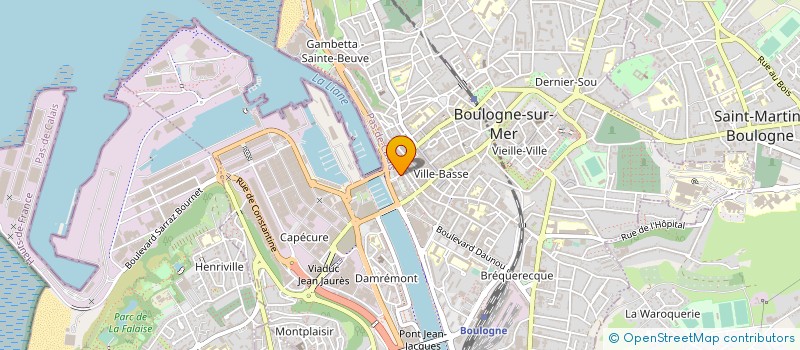 localisation de l'entreprise PLANTEFEVE SPIRITS DISTILLERY  BOULOGNE-SUR-MER