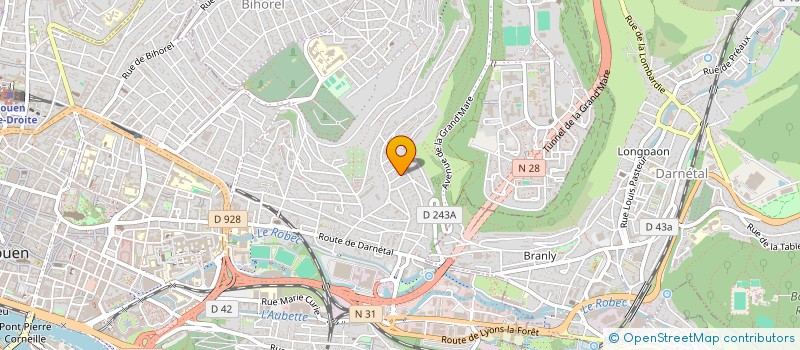 localisation de l'entreprise PLANTEROSE à ROUEN