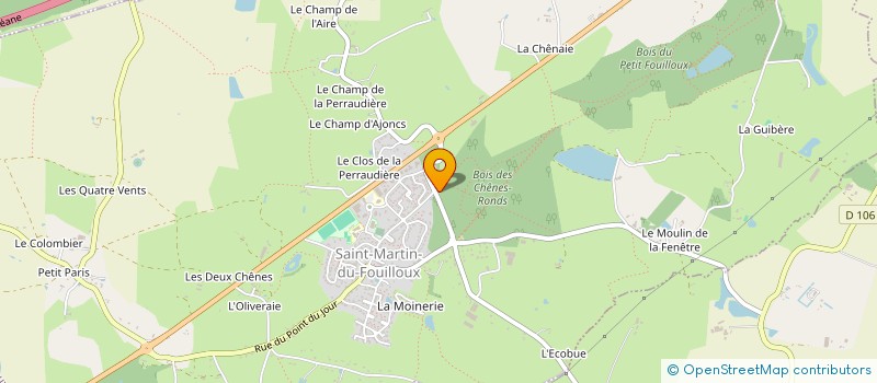 localisation de l'entreprise PLANTES ET FLEURS PLUS à SAINT-MARTIN-DU-FOUILLOUX