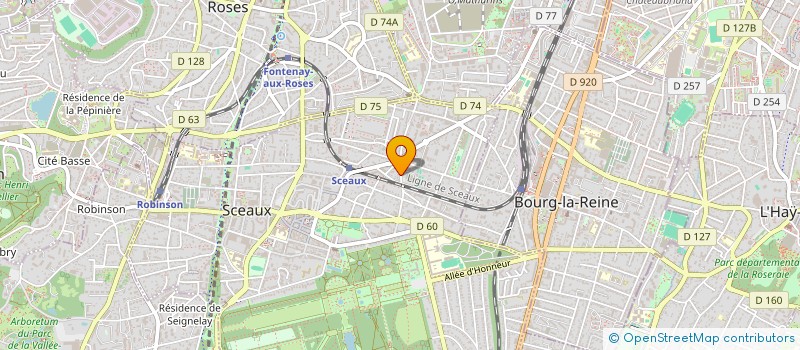 localisation de l'entreprise PLANTES RP à SCEAUX