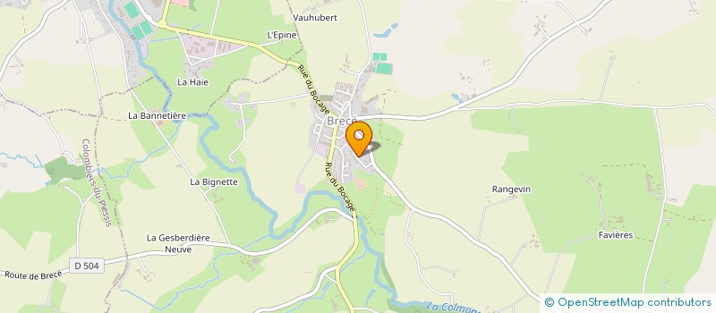 localisation de l'entreprise PLANTEXPORT PAYS DE LA LOIRE  GORRON