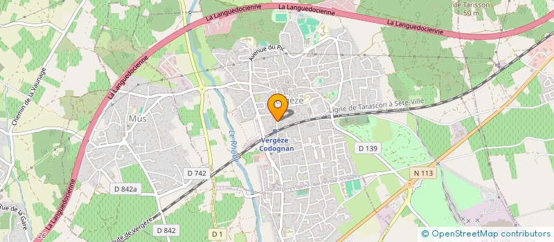 localisation de l'entreprise PLANTIER ET ASSOCIES  VERGEZE