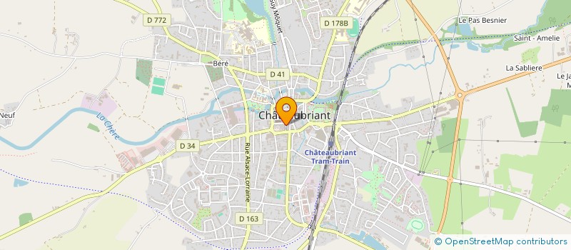 localisation de l'entreprise PLANTIER ET FILS  CHATEAUBRIANT