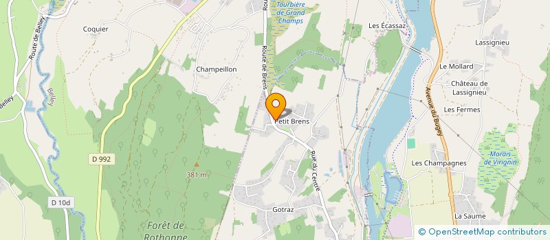 localisation de l'entreprise PLANTIN à GROSLEE-SAINT-BENOIT