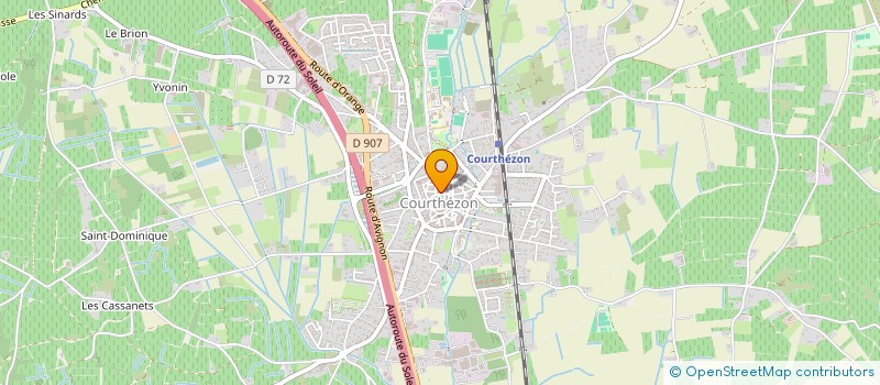 localisation de l'entreprise PLANTIN à COURTHEZON