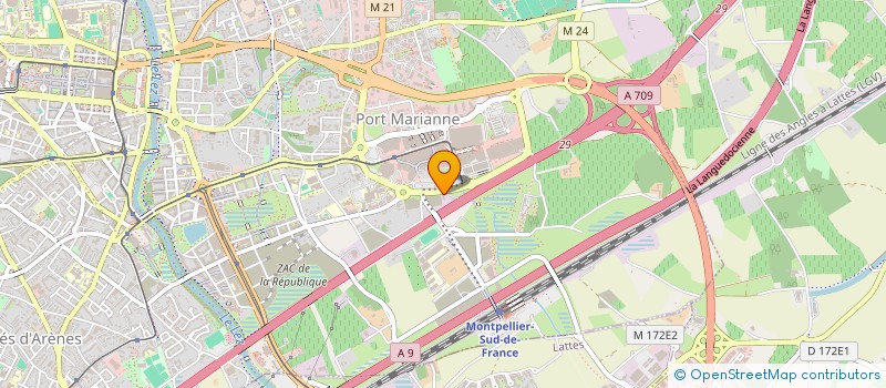 localisation de l'entreprise PLANTIN-CECCOTTI à MONTPELLIER