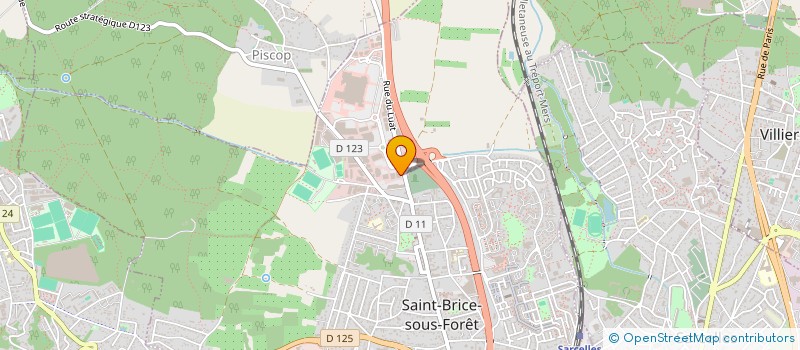 localisation de l'entreprise PLANTOISE SARL à ST BRICE SOUS FORET