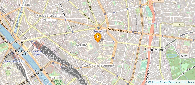 localisation de l'entreprise PLANTUREUX ET ASSOCIES  PARIS