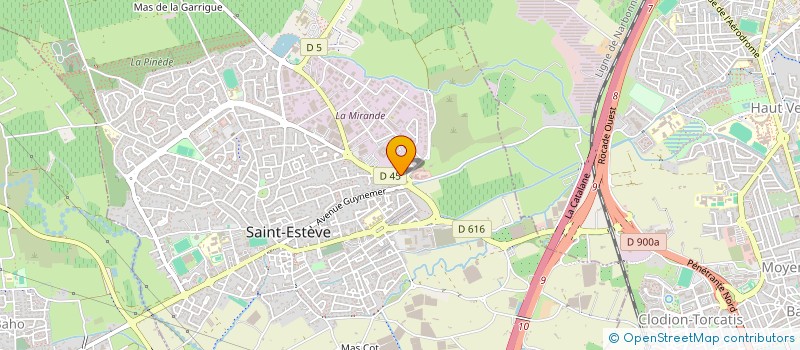 localisation de l'entreprise PLANTYSNATURAFRANCE à SAINT-ESTEVE