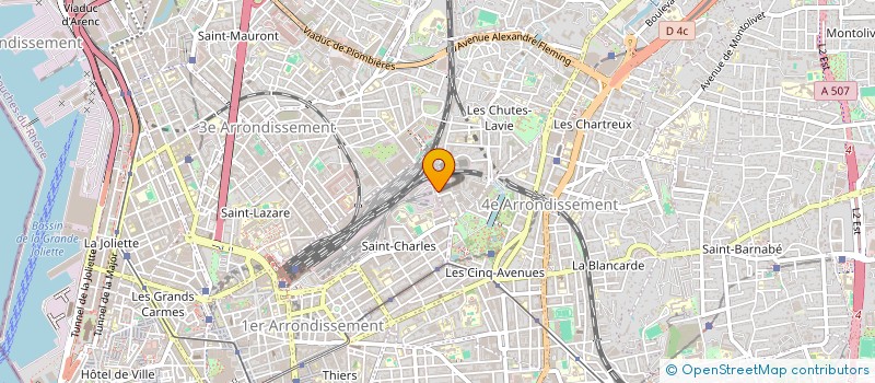 localisation de l'entreprise PLANUP à MARSEILLE