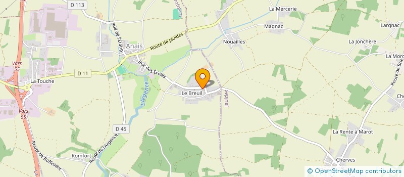 localisation de l'entreprise PLAQ ELEC 16  CELLETTES