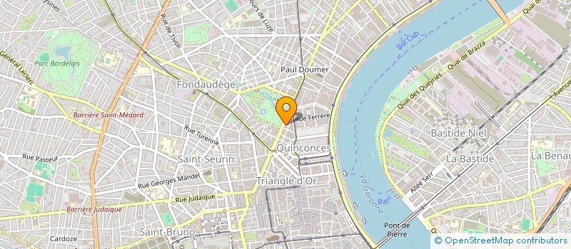 localisation de l'entreprise PLAQ & LEC à BORDEAUX