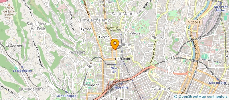 localisation de l'entreprise PLAQU'ART  NICE