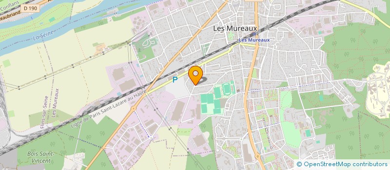 localisation de l'entreprise PLAQU'EXPERT à LES MUREAUX