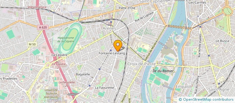 localisation de l'entreprise PLAQUE PEINTURE TOULOUSAINE  TOULOUSE