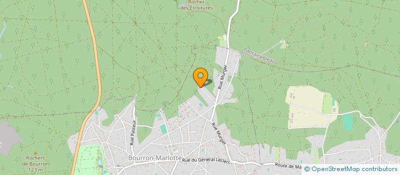 localisation de l'entreprise PLAQUELEC à BOURRON-MARLOTTE