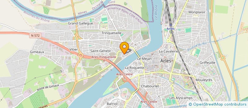 localisation de l'entreprise PLAQUISTE CONCEPT ARLES à ARLES