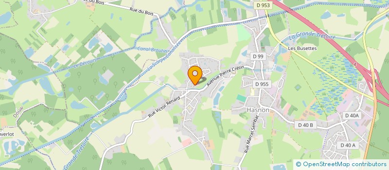 localisation de l'entreprise PLAQUISTE HASNONAISE à HASNON