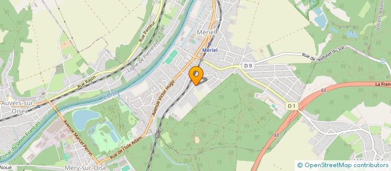 localisation de l'entreprise PLAQUISTE MENUISERIE CONCEPT  MERIEL