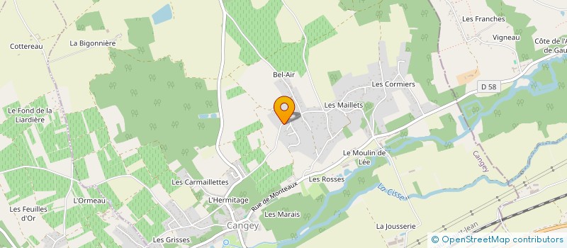 localisation de l'entreprise PLAQUISTE O.GUERY  MOSNES