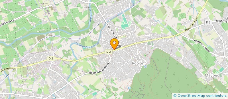 localisation de l'entreprise PLAQUISTE SIGNATURE  ROBION