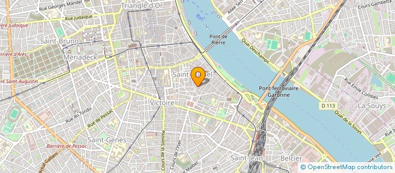 localisation de l'entreprise PLAQUISTERIE PLATRERIE EQUIPEMENTS ASSOC à BORDEAUX