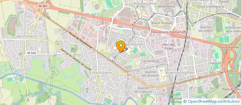 localisation de l'entreprise PLAQUISTMAN à STRASBOURG