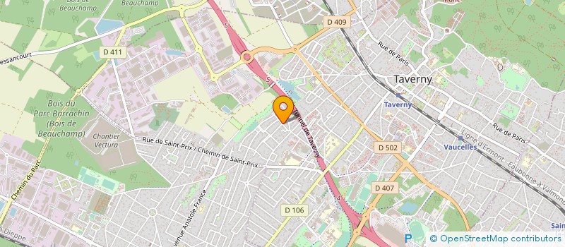 localisation de l'entreprise PLAQUISTO RENOVATION à TAVERNY