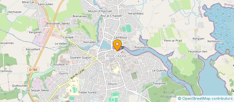 localisation de l'entreprise PLAR à PONT-L'ABBE