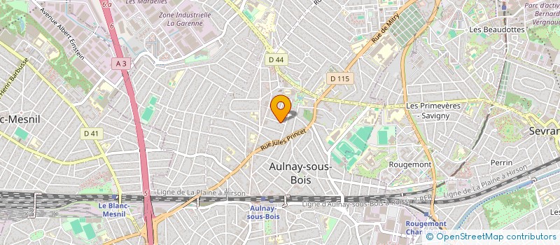 localisation de l'entreprise PLARIA à AULNAY-SOUS-BOIS