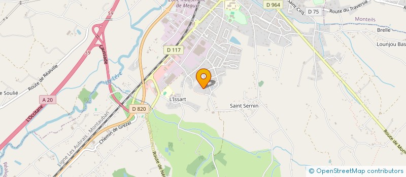 localisation de l'entreprise PLAS  CAUSSADE