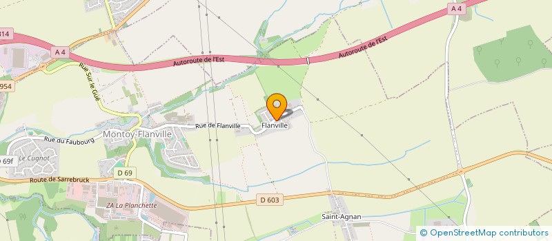 localisation de l'entreprise PLAS  OGY-MONTOY-FLANVILLE