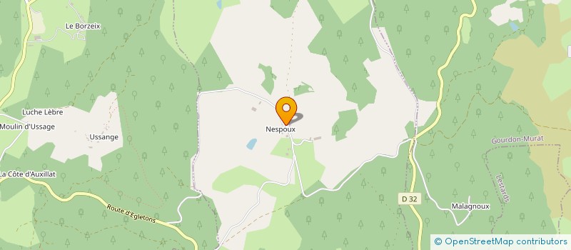 localisation de l'entreprise PLAS DE NESPOUX  LESTARDS