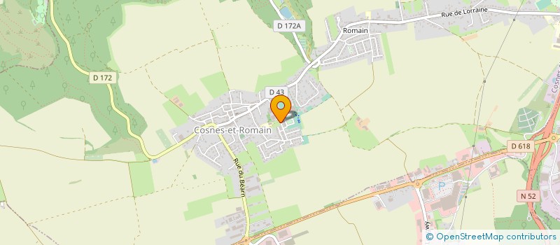 localisation de l'entreprise PLAS'MA PUB  COSNES-ET-ROMAIN