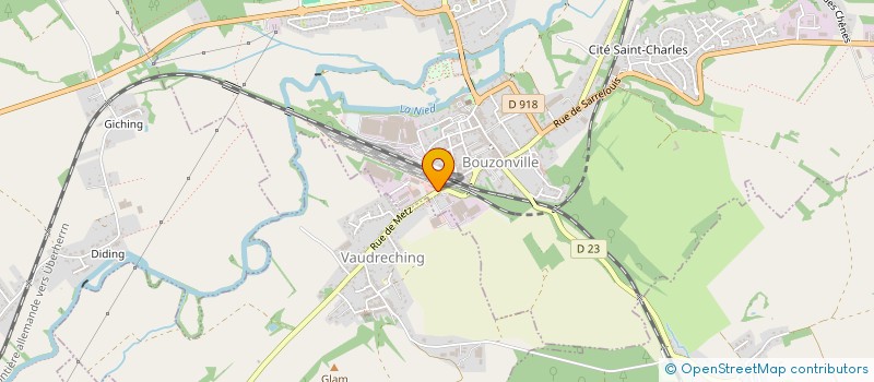 localisation de l'entreprise PLASANIT SARL  BOUZONVILLE