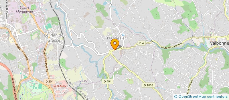 localisation de l'entreprise PLASCADOC à GRASSE
