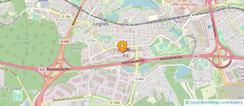 localisation de l'entreprise PLASELEC à LOGNES