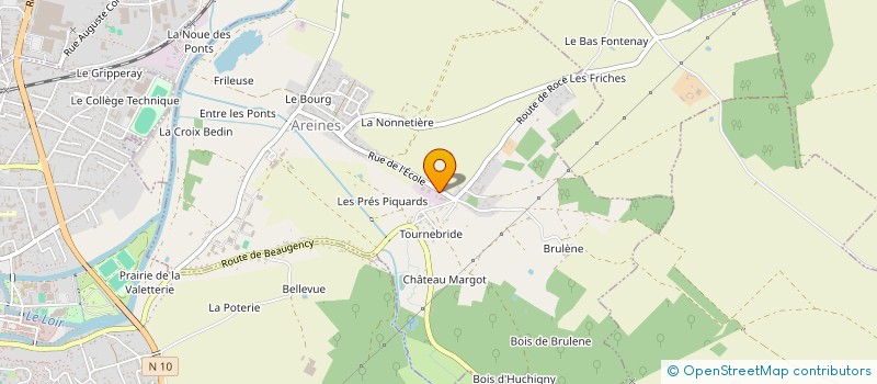 localisation de l'entreprise PLASKIT  AREINES