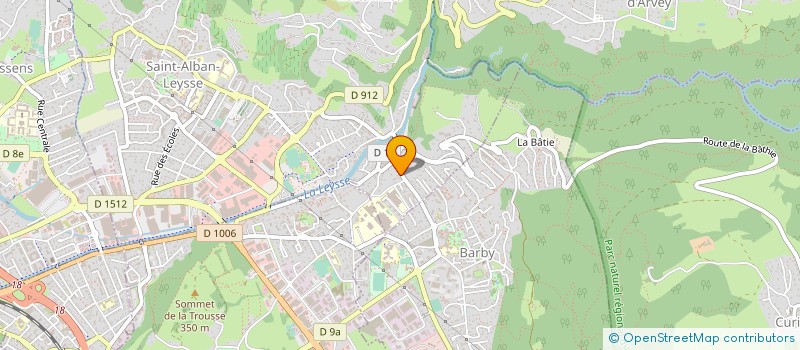 localisation de l'entreprise PLASMA DEPOLLUTION à SAINT-ALBAN-LEYSSE