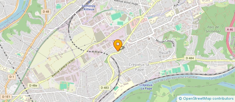 localisation de l'entreprise PLASMA PROMOTION SANTE à RILLIEUX-LA-PAPE