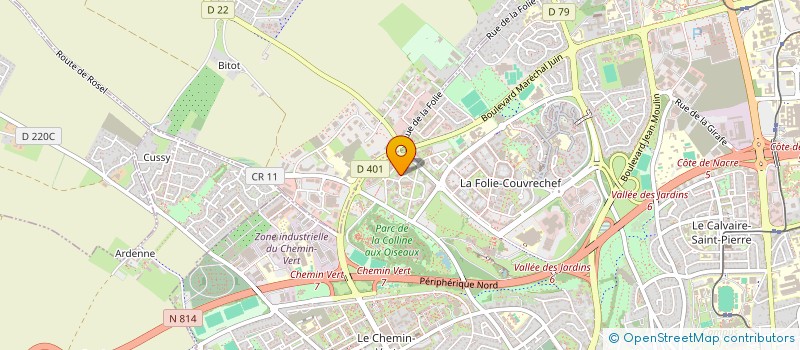 localisation de l'entreprise PLASMON MT à CAEN