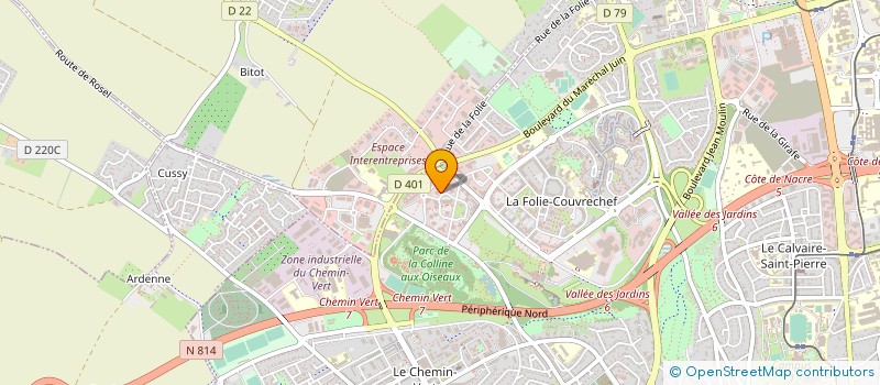 localisation de l'entreprise PLASMON OMS SARL à CAEN